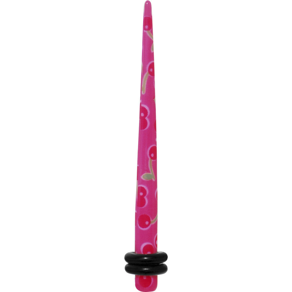 6G Pink Cherry Acrylic Taper