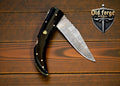 Handmade Steel Damascus Pocket Knife – Top Rated EDC Folder