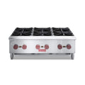 Heavy-Duty 36-Inch Commercial 150K BTU 6-Burner Stainless Steel Countertop Natural Gas And Propane Range (SAK92640)