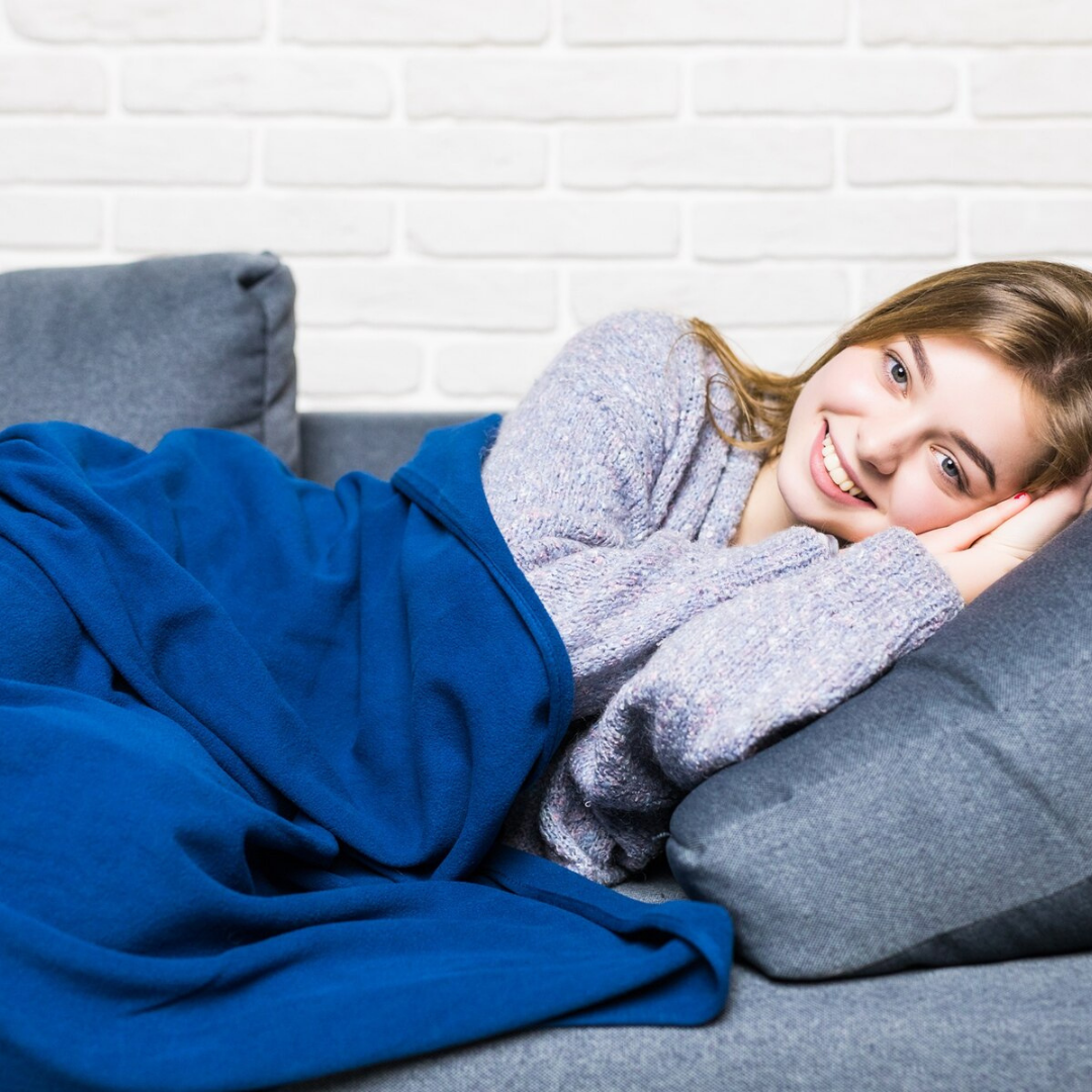 Classic Fleece Gift Blanket - Lightweight & Soft for Holiday Pack of 2