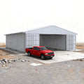 [36X40FT] Alora Heavy-Duty Weather-Resistant Galvanized Steel Container Roof Kit [No Containers] (SAK37491)