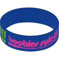 Blue Green Boobies Rock Awareness for Breast Cancer Bracelet