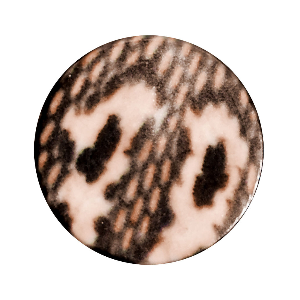 6G Blushing Snake Skin Acrylic Saddle Plug