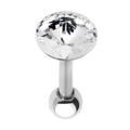 Crystalline 5mm Gem Cartilage Tragus Earring