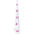 4G Clear Acrylic Glitter Purple Star Confetti Taper