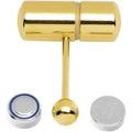 Gold Titanium LIX Vibrator Tongue Ring