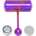 Purple Titanium LIX Vibrator Tongue Ring