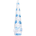 00G Clear Acrylic Glitter Blue Skull Confetti Taper