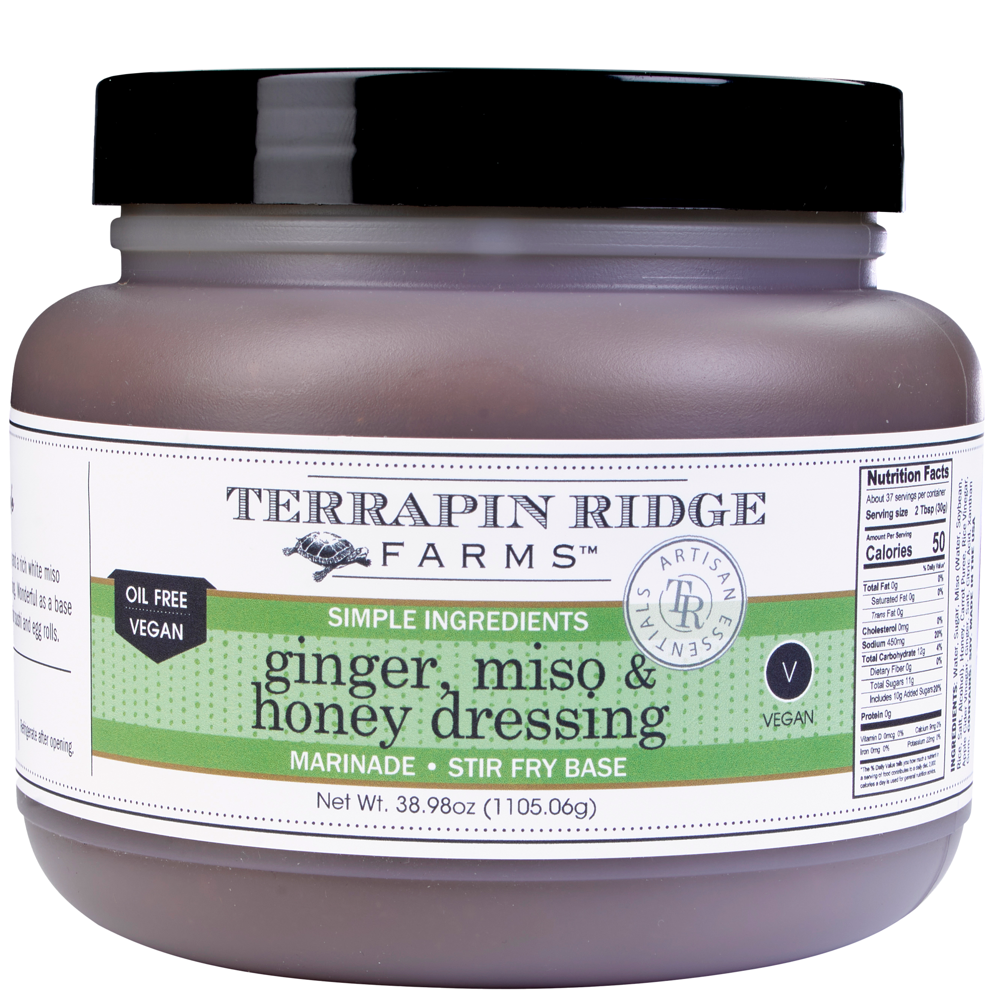 Ginger, Miso & Honey Dressing - Quart