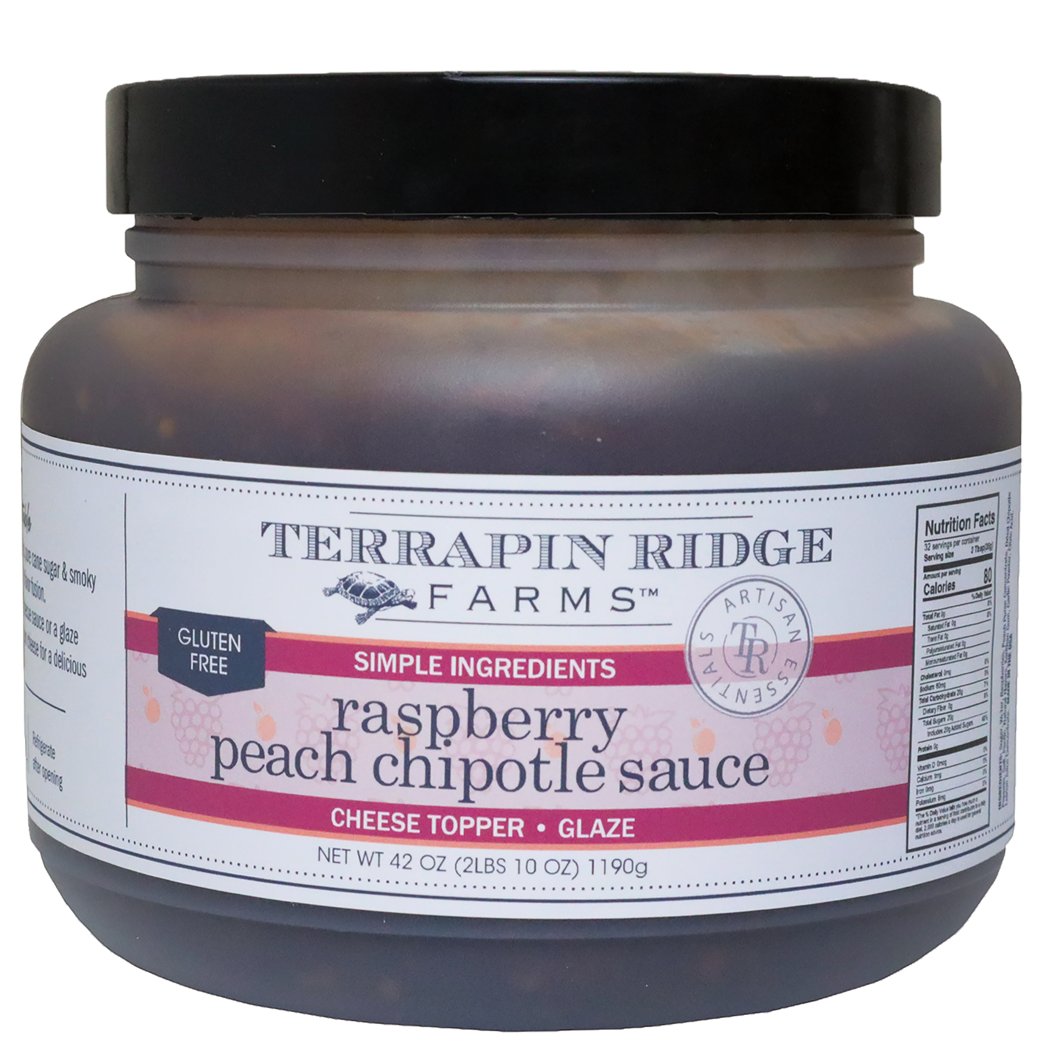Raspberry Peach Chipotle Sauce - Quart
