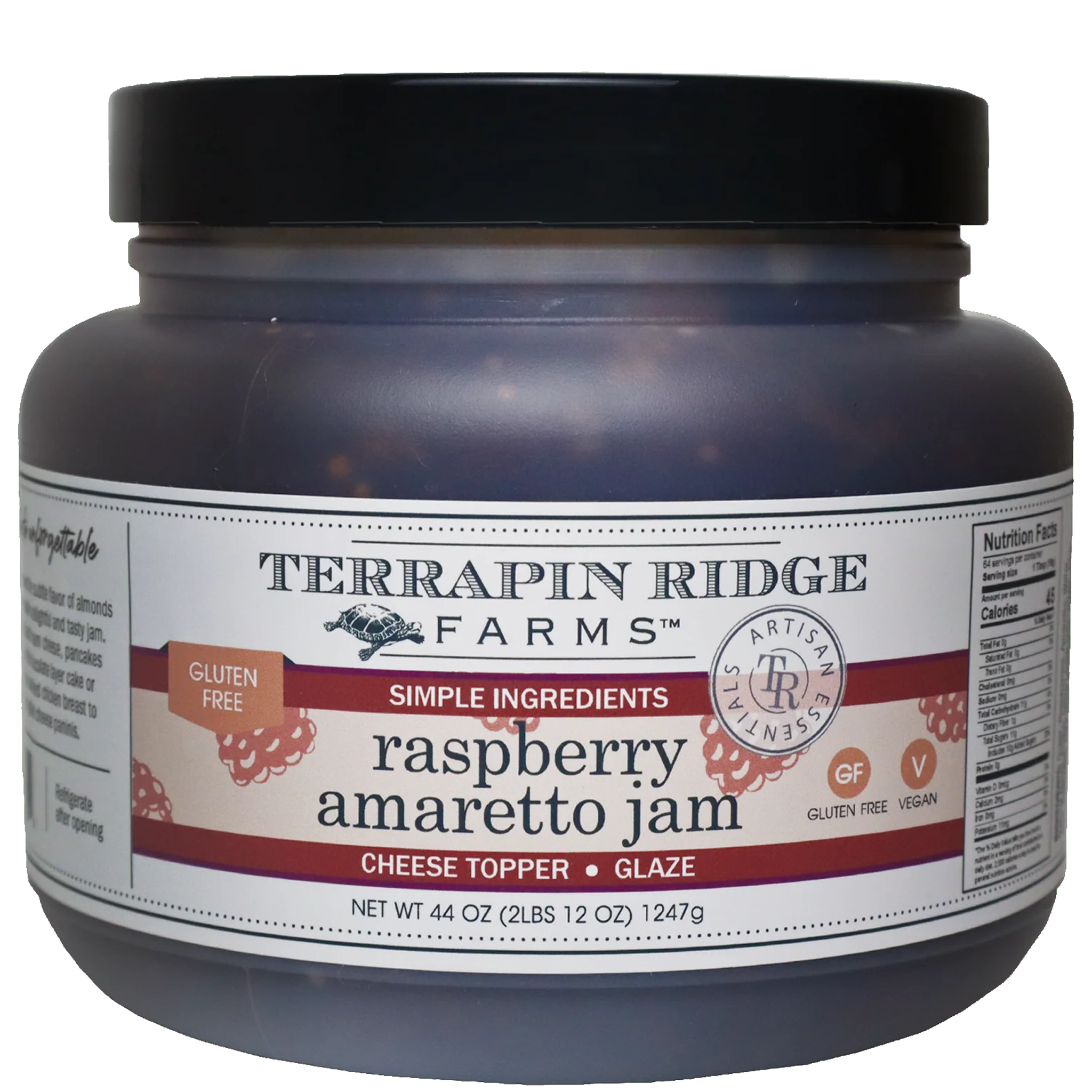 Raspberry Amaretto Jam - Quart