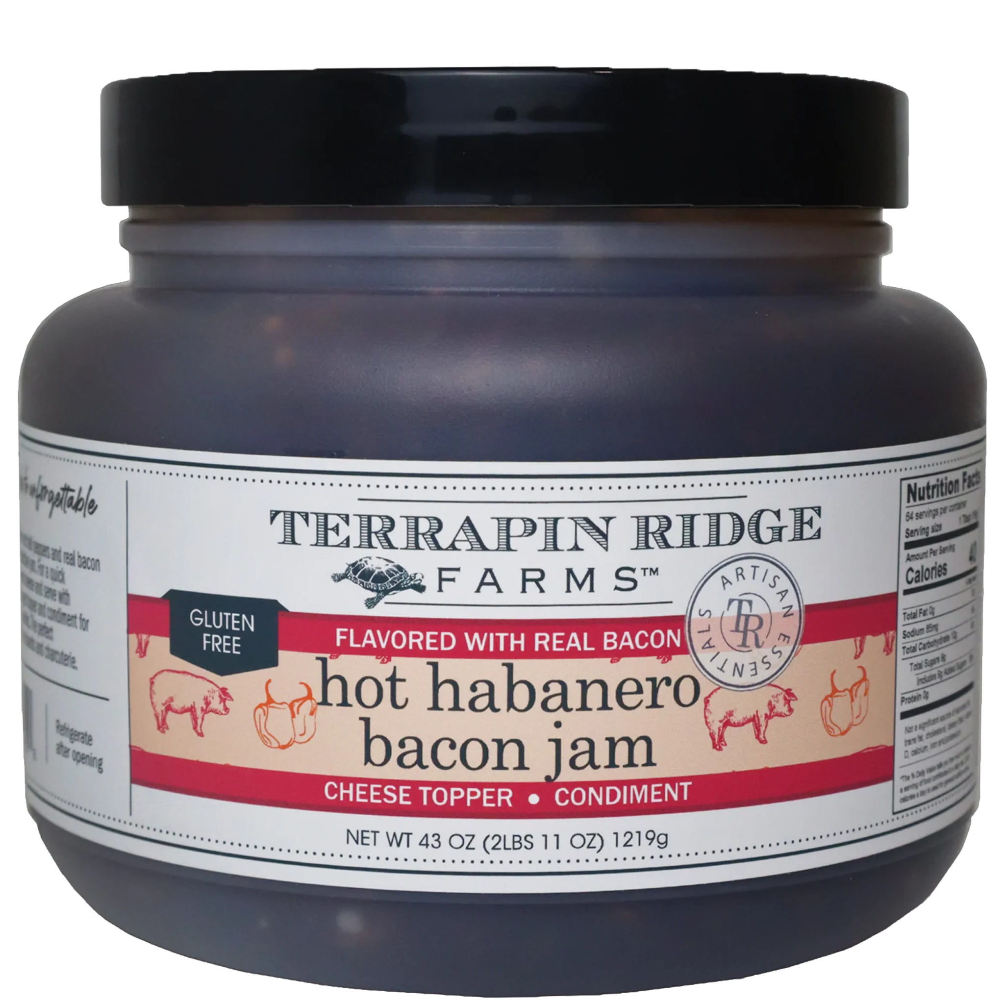 Hot Habanero Bacon Jam - Quart