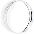 2 Clear White Acrylic Mirror Split Saddle Plug