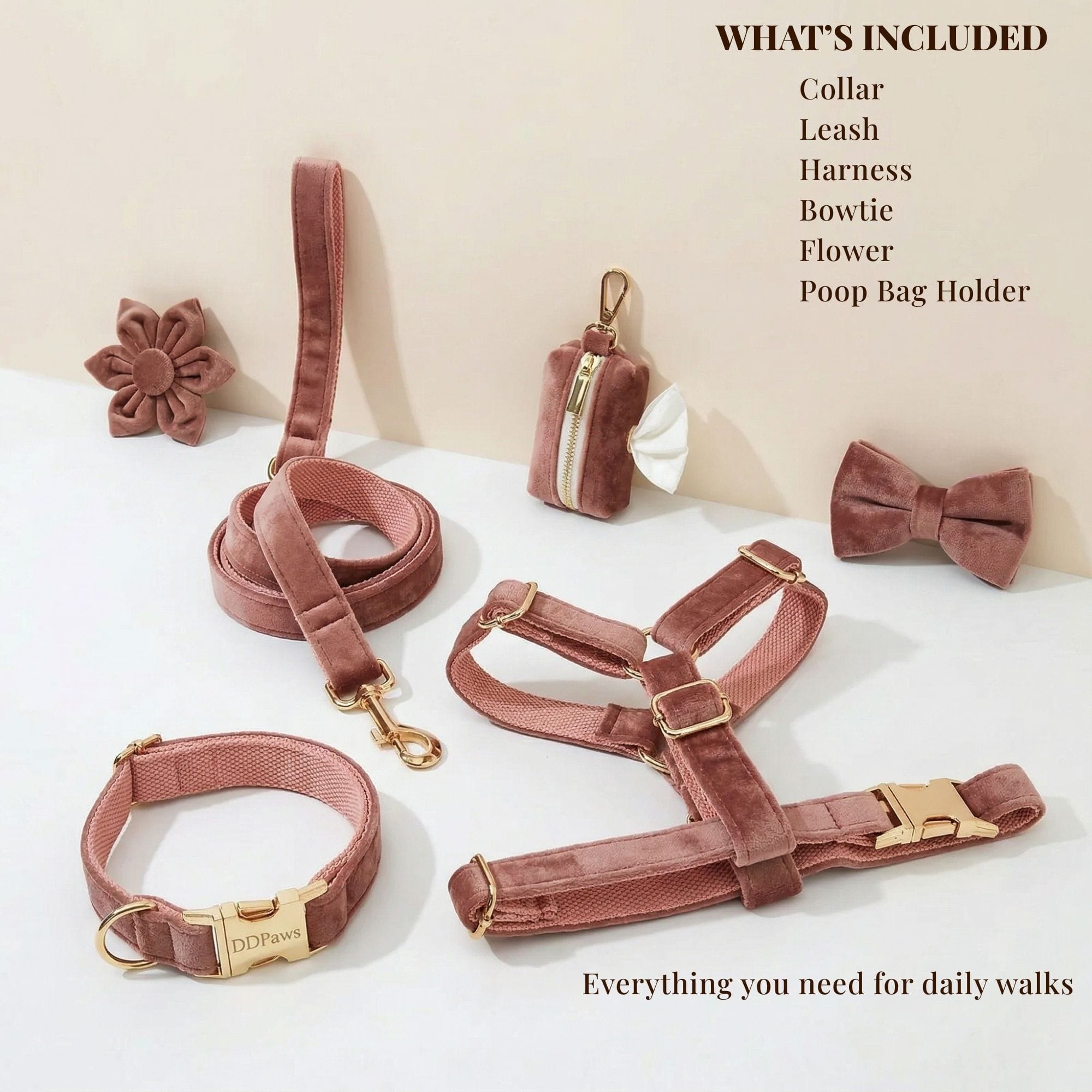 Dusty Pink Velvet Set