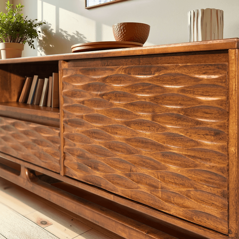 Elara Solid Wood TV Stand