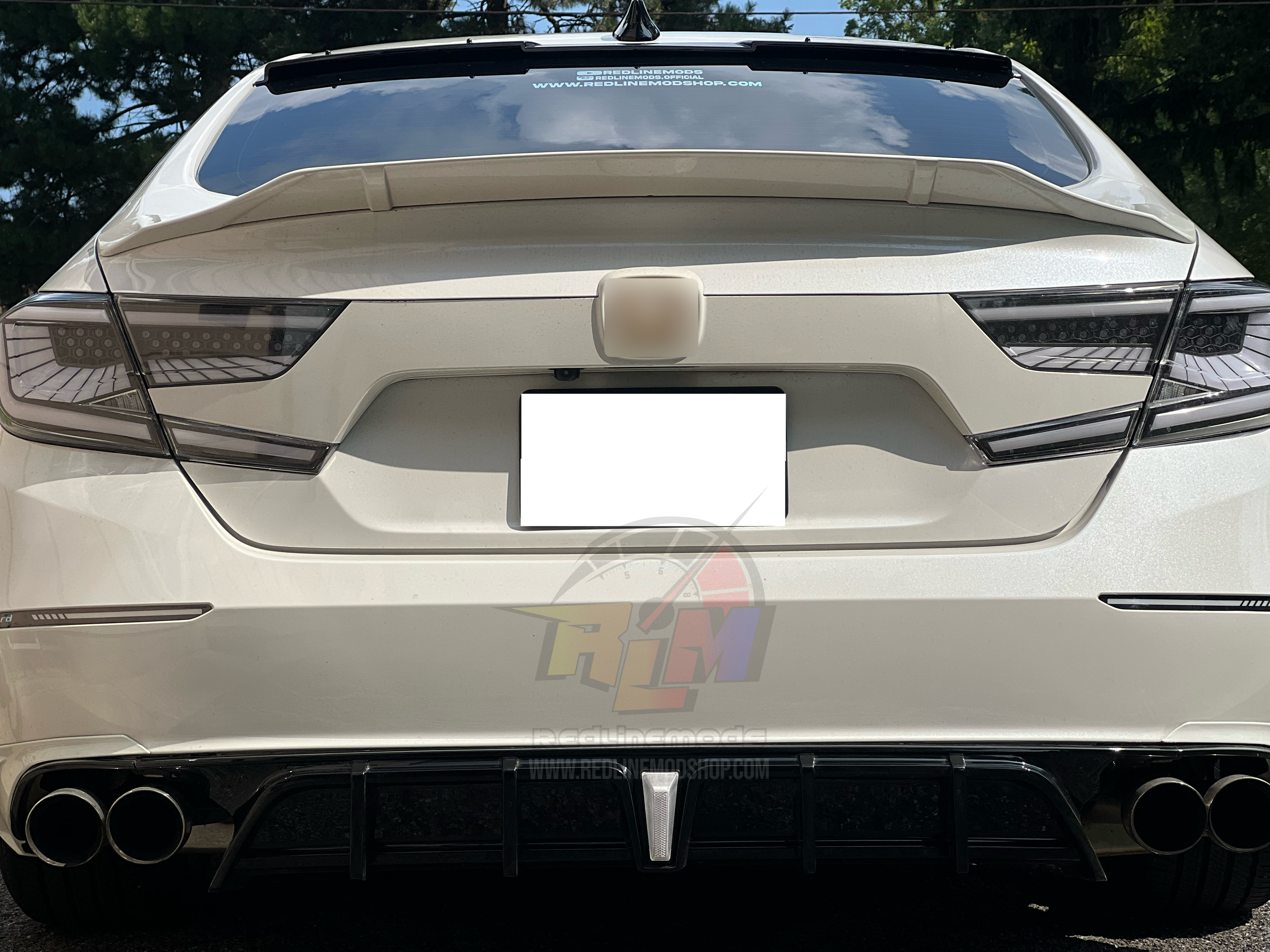 Diffuser Clear White Third Brake Light