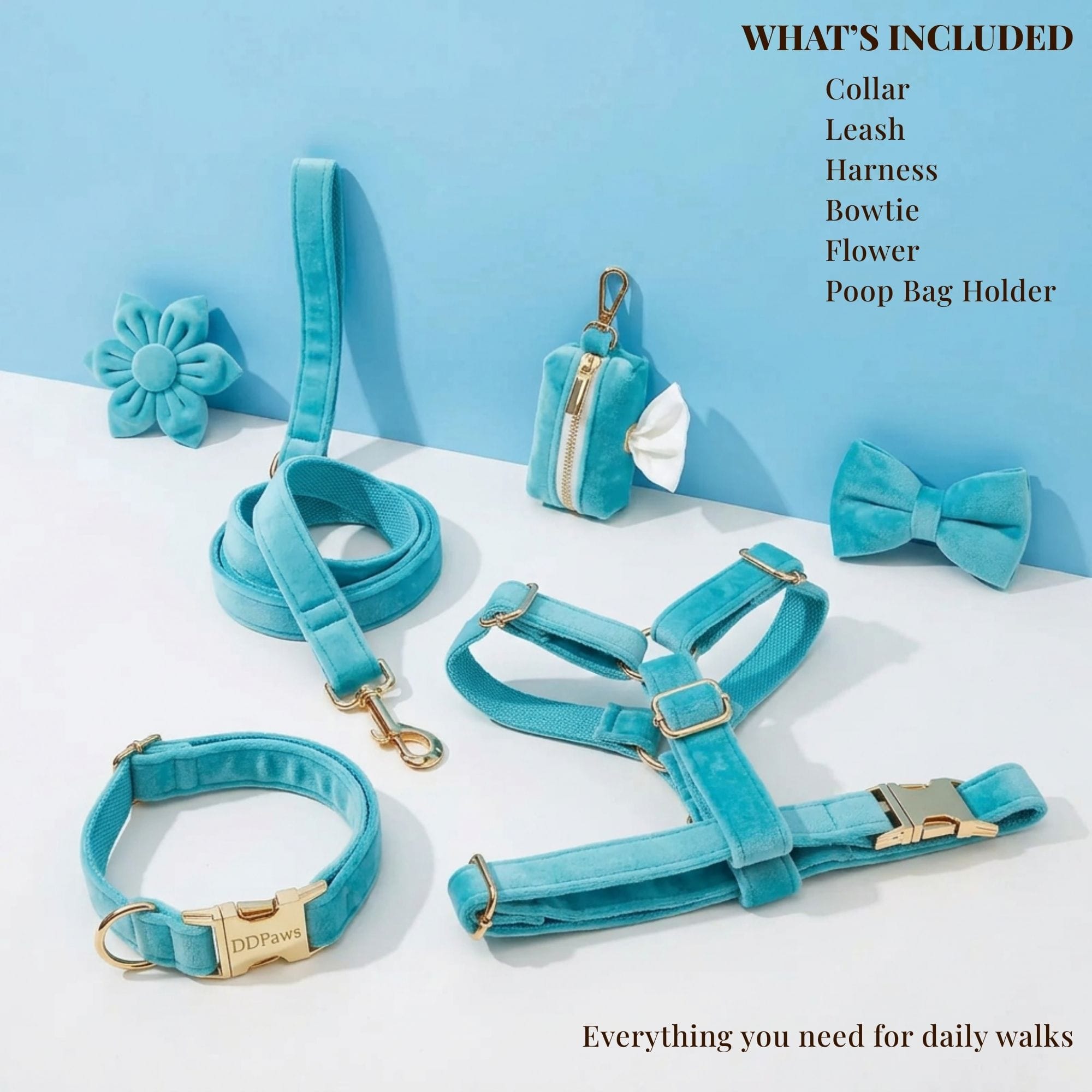 Turquoise Stone Velvet Set