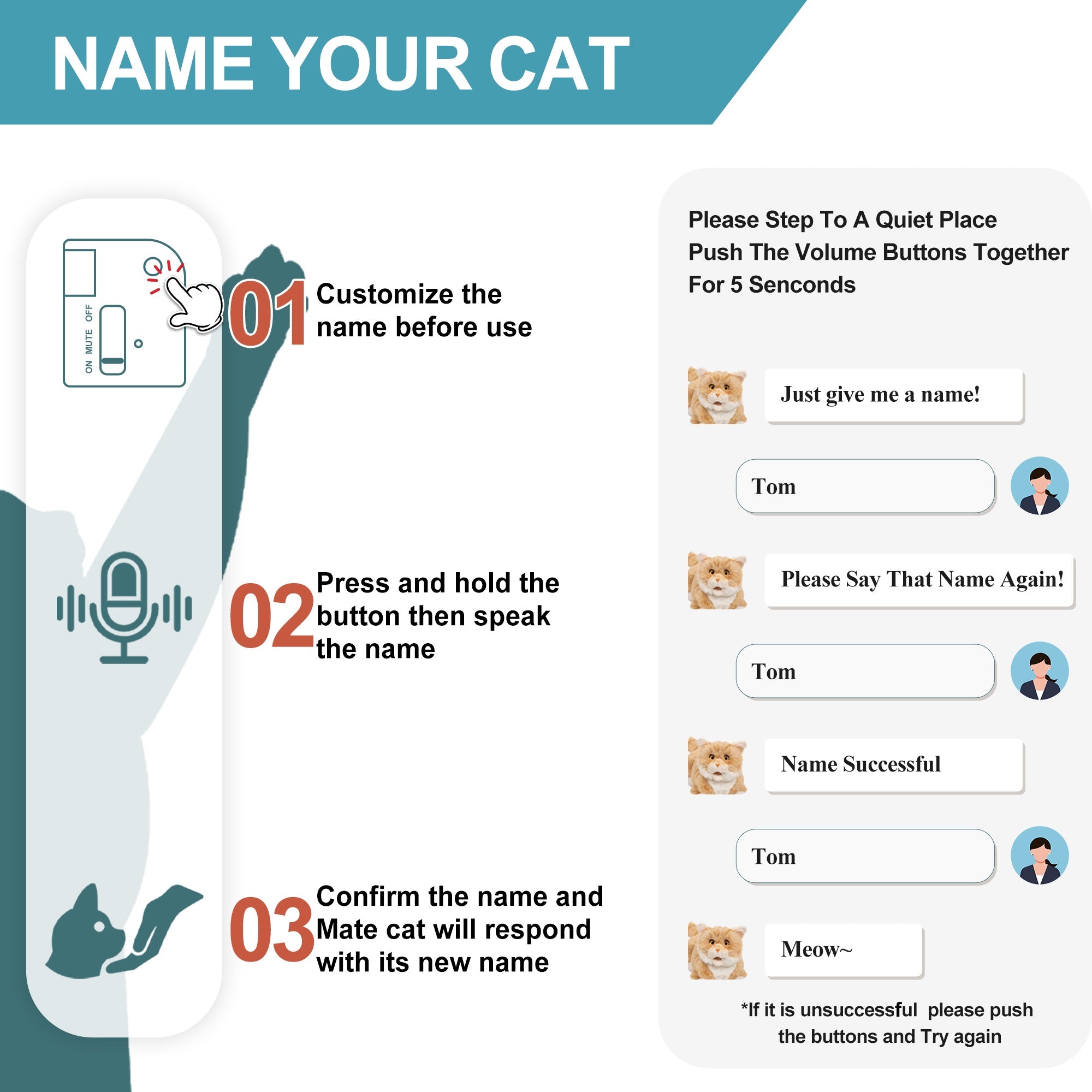 Percy Pro Mate Cat - Interactive Lifelike Companion