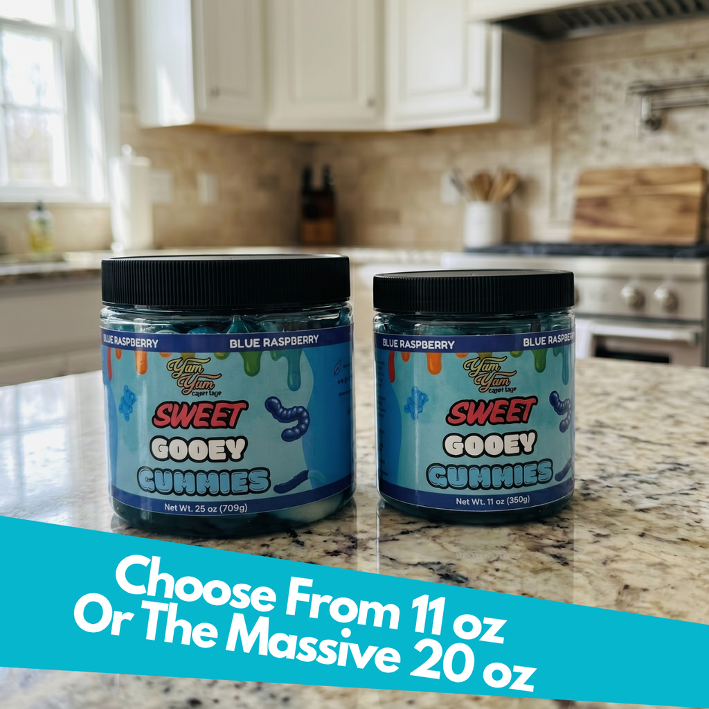 Sweet Gooey Gummies – Blue Raspberry & Watermelon in Sweet Ooze | Candy