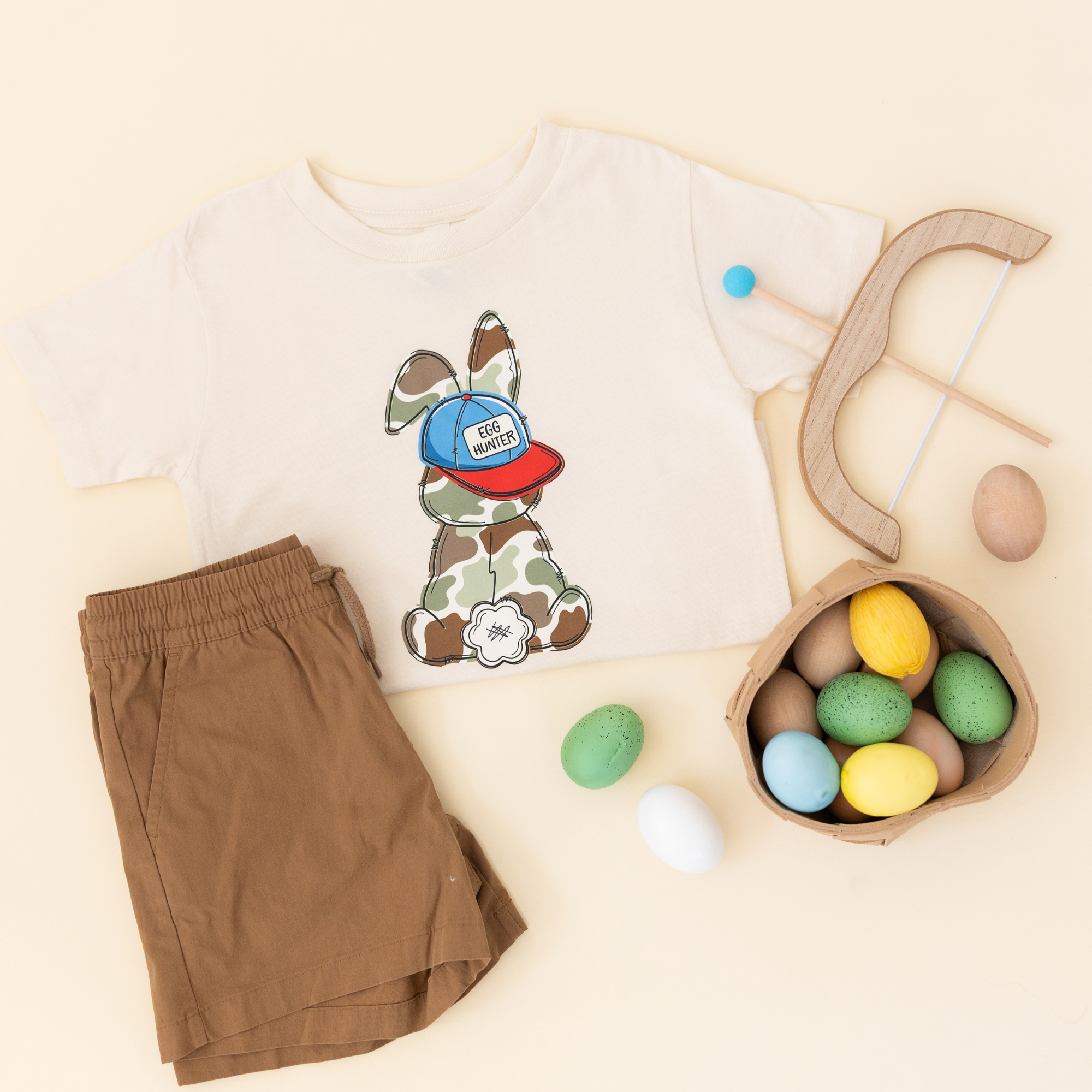 Camo Egg Hunter Bunny