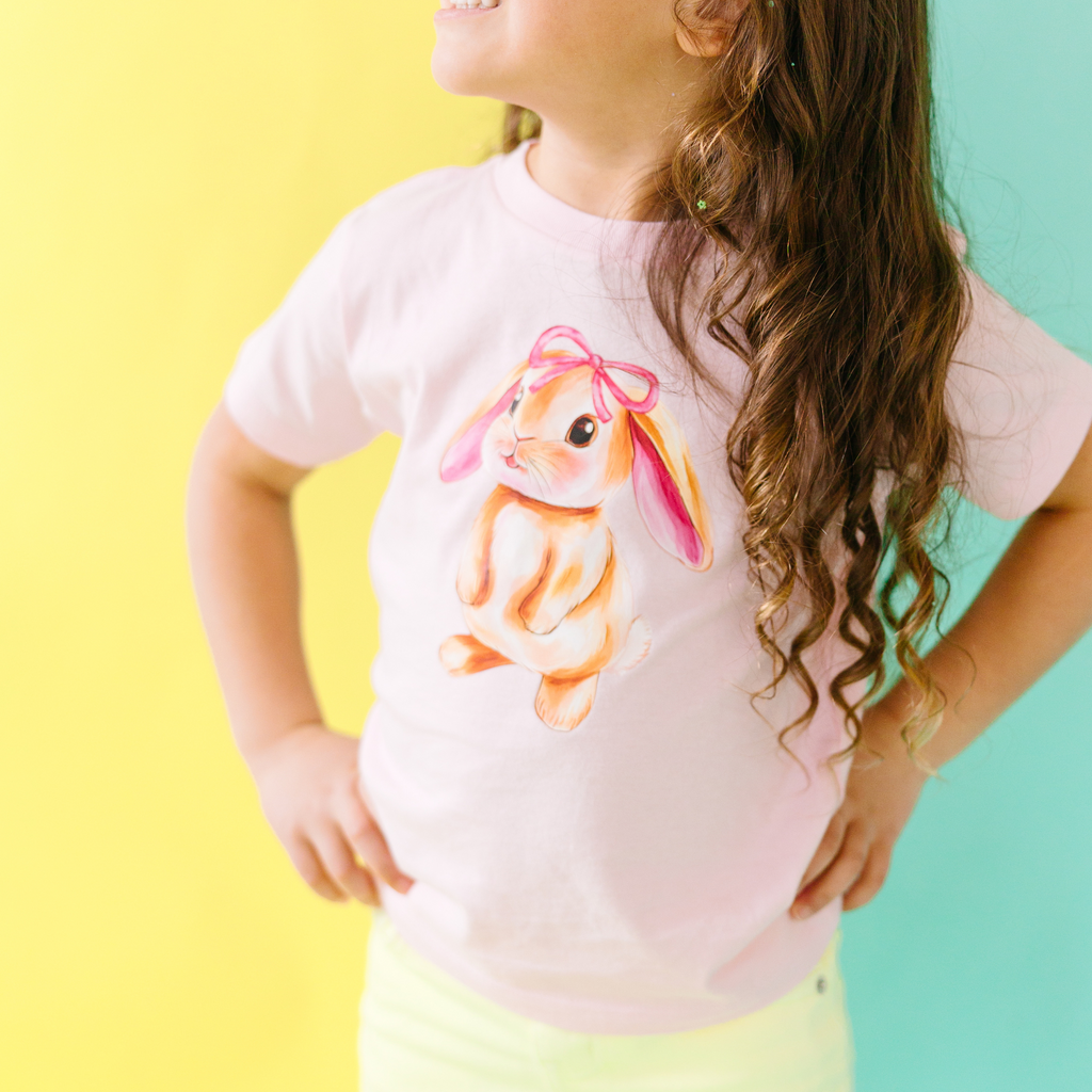 Pink Bow Bunny