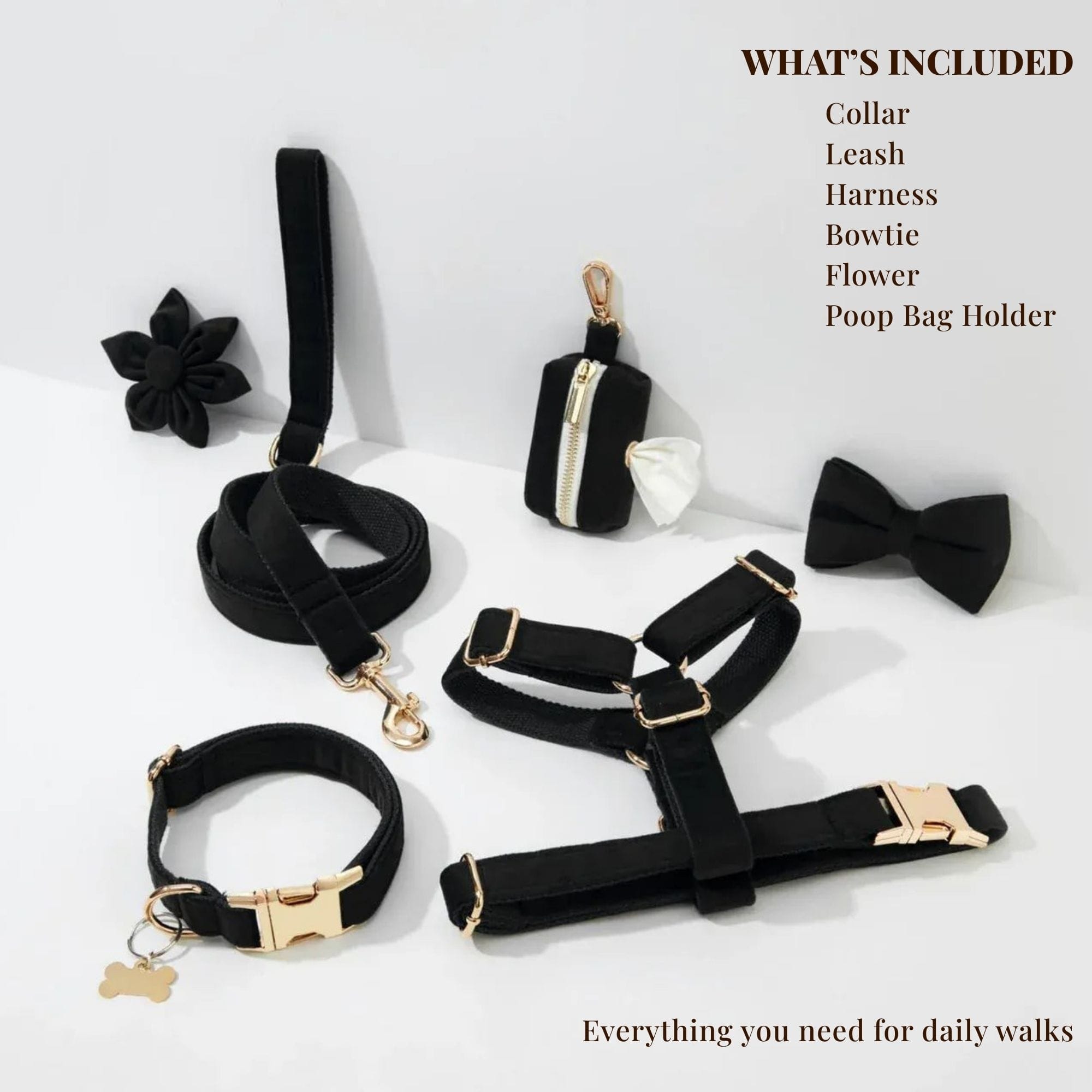 Black Velvet Set