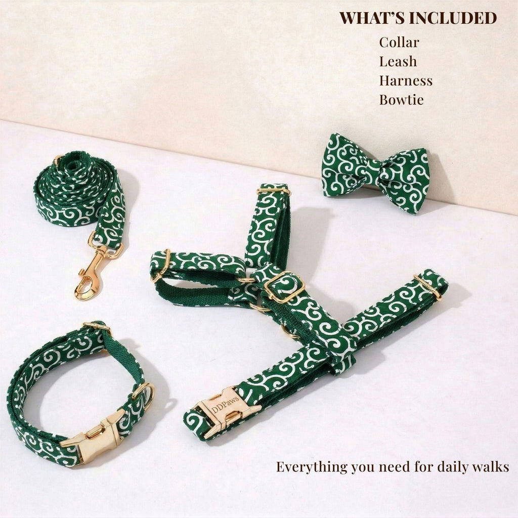 Emerald Swirl Print Set