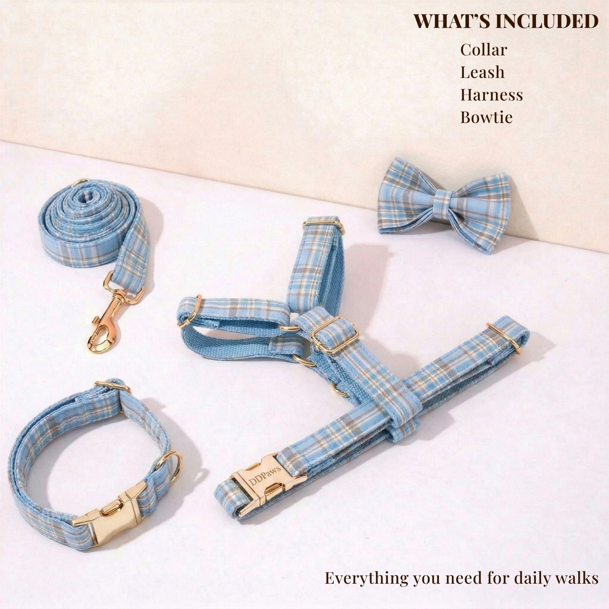 Blue Plaid Set