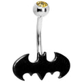 Stainless Steel Batman Belly Ring