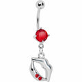 Seductive Lips Belly Ring