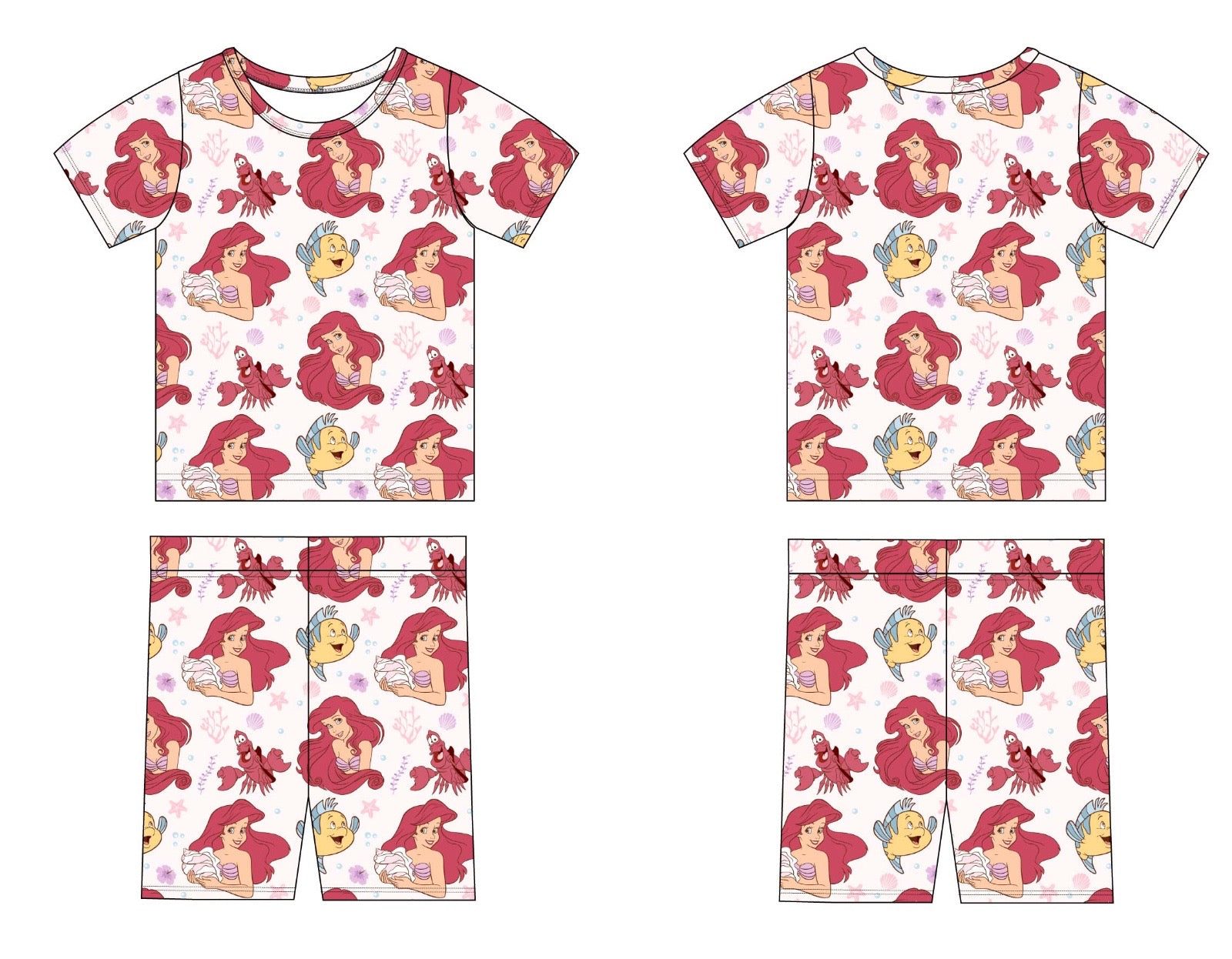 Coral Cutie: Short & Tee