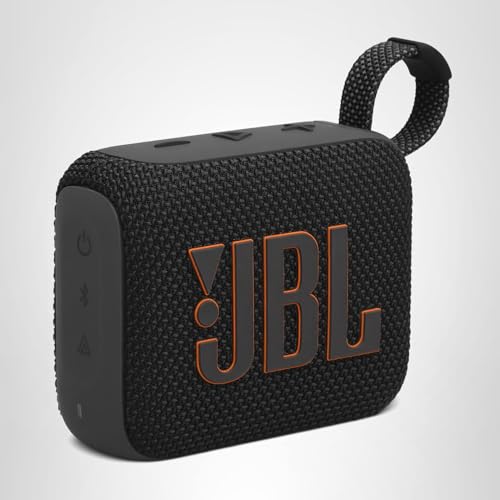 JBL Go 4 - Ultra-Portable, Waterproof and Dustproof Bluetooth Speaker, Big JBL Pro Sound with Punchy bass, 7-Hour Built-in Battery, Made in Part with Recycled Materials (Red)