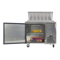 44-Inch Commercial Pizza Prep Table With Built-In 11 Cu.Ft Refrigerator (SAK09621)