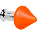 4G Orange Neon Cone Stainless Steel Plug