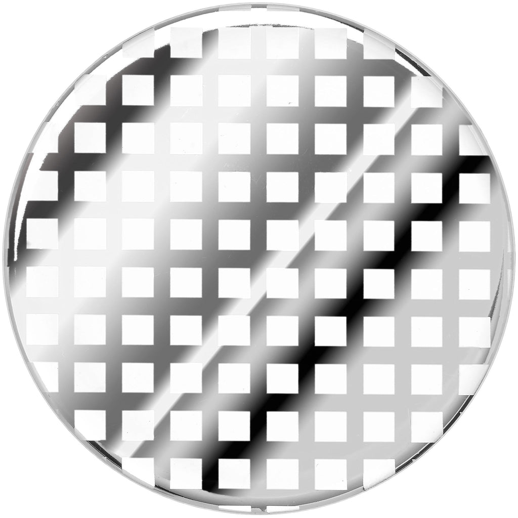 18mm Clear Acrylic Screen Print Saddle Plug