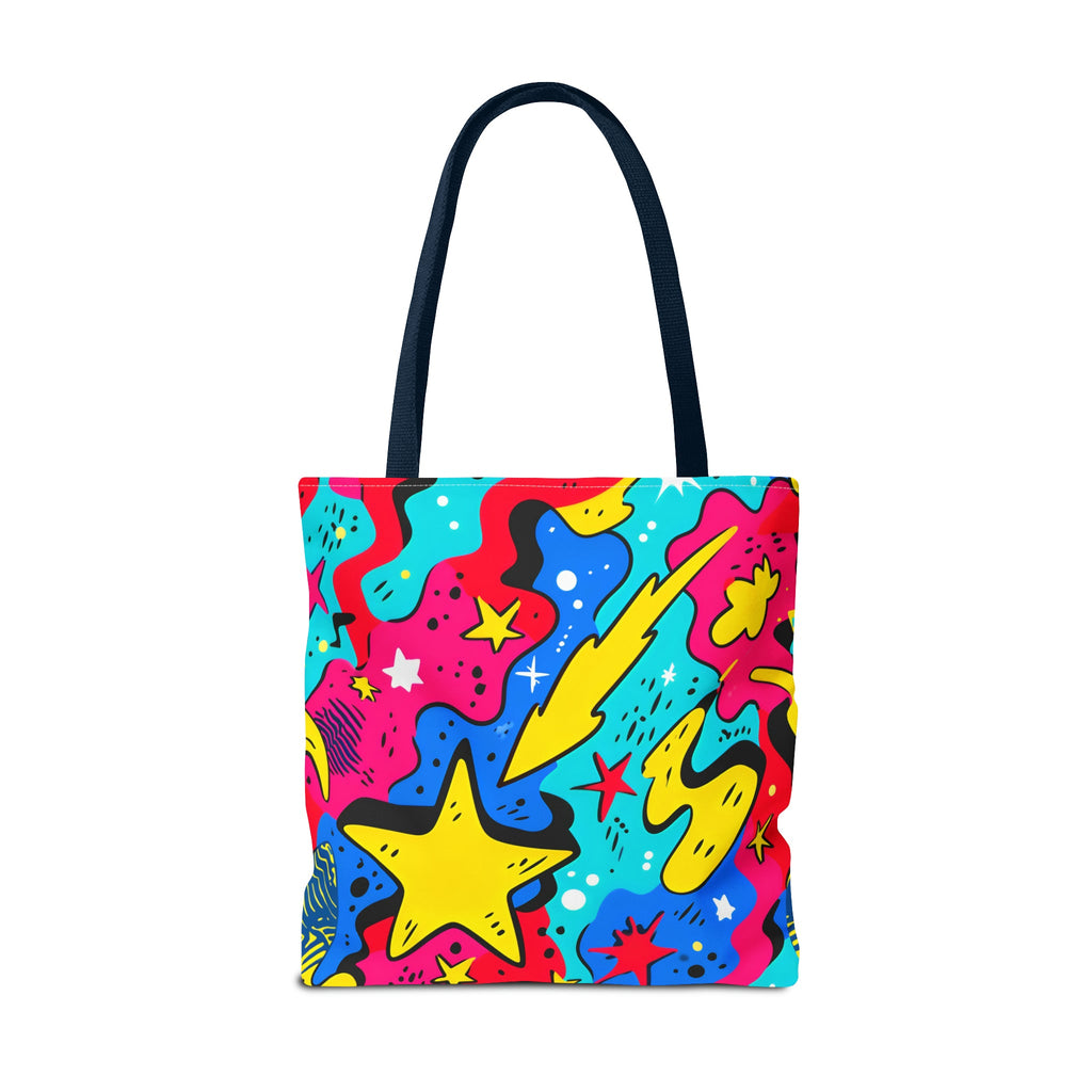 Abstract Comic Pop  AOP Tote Bag featuring Wimpy and his beloved hamburger