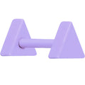 Light Purple Enamel Geometry Triangle Cartilage Earring