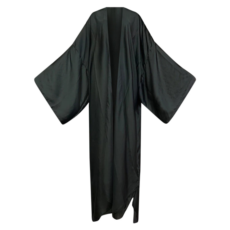 Black Silk Kimono