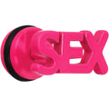 Pink Neon Enamel Sex Cheater Plug