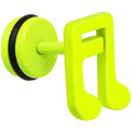 Light Green Neon Enamel Music Note Cheater Plug