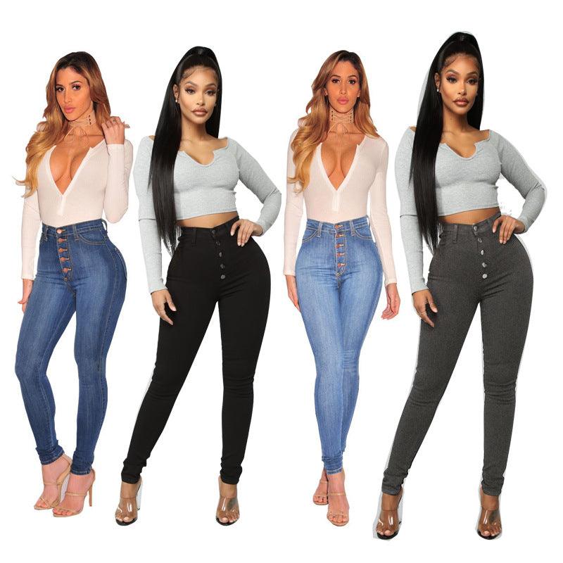 Cowgirl Chic High Waisted Skinny Jeans - Stylish and Comfortable Denim Jeans for Women