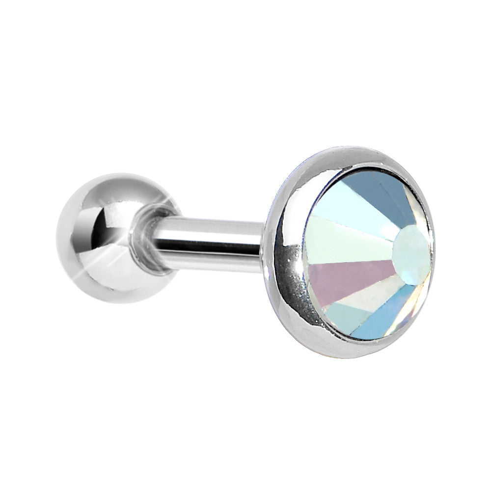 5mm Aurora Gem Tragus Cartilage Barbell Earring
