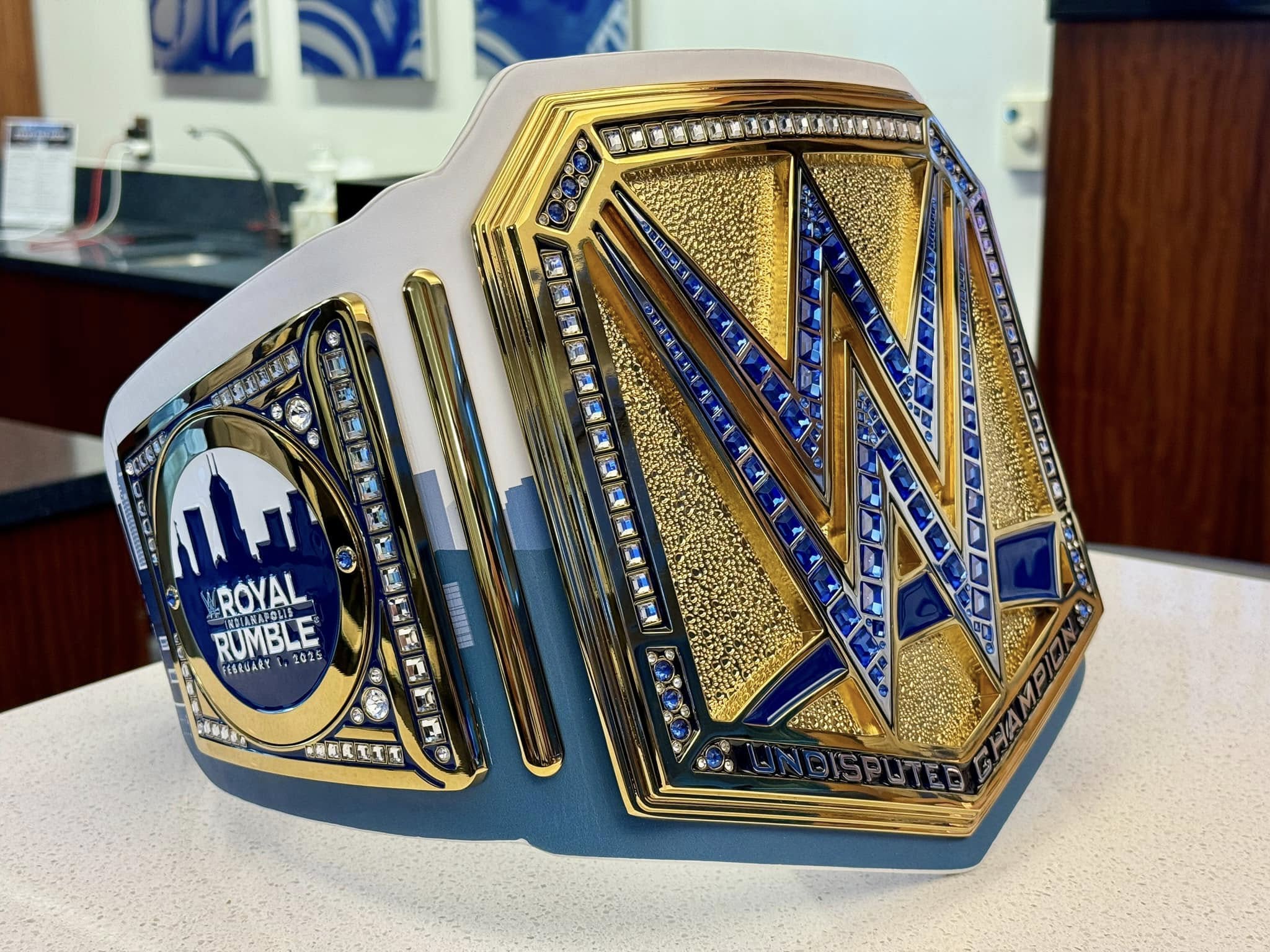 Royal Rumble Undisputed Wrestling Championship Title Belt Replica