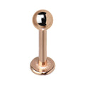 16G 5/16 Rose Gold Plated Labret Tragus Monroe