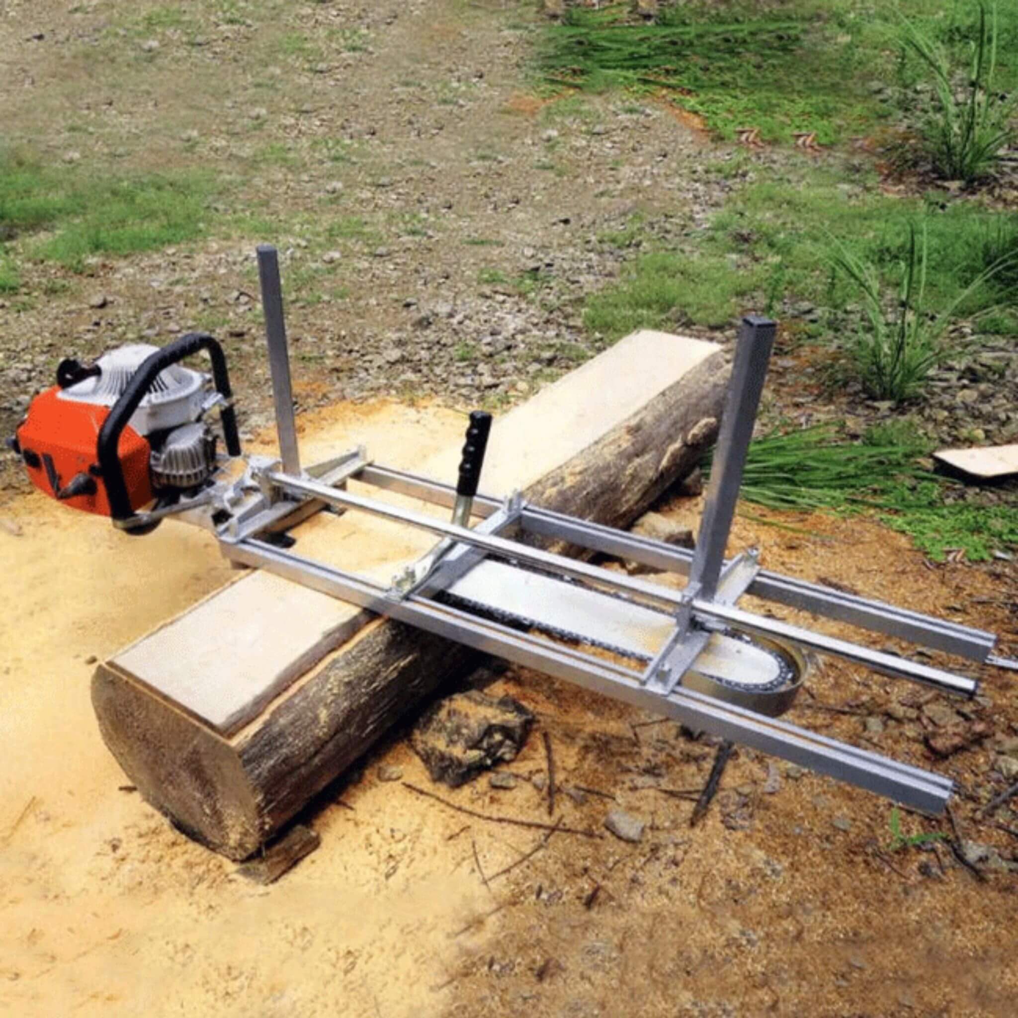 Heavy-Duty 48-Inch Adjustable Portable Home Chainsaw Lumber Mill (SAK93688)