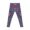 Fashion Forward: Purple Boho Plus Size Leggings - All-Over Comfort