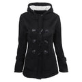 Cow Horn Button Hooded Jacket | Cozy & Stylish for the Modern Cowgirl