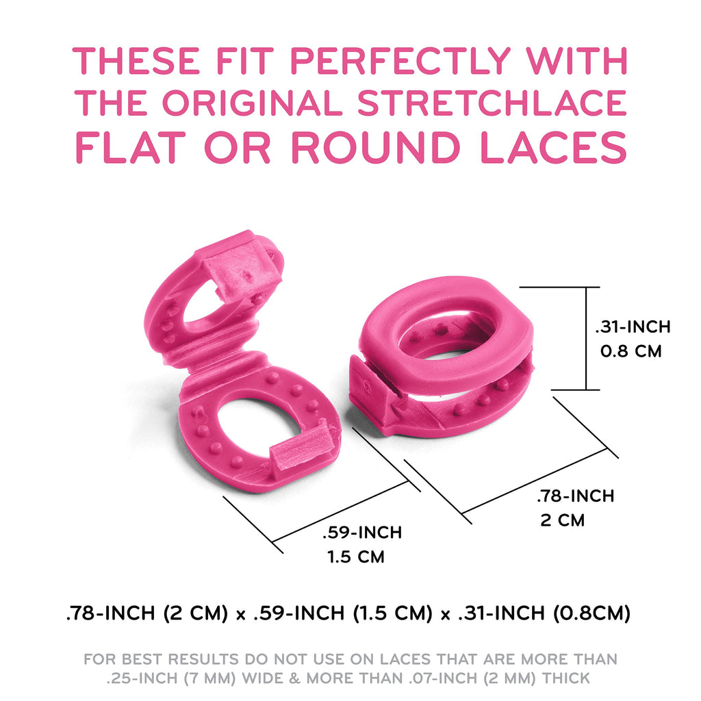 Pink Knot Bow Clip Shoelace Accessory