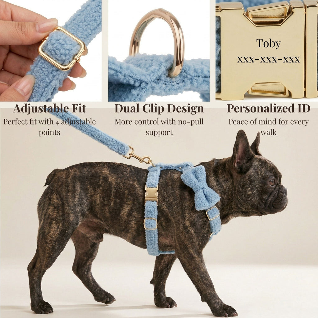 Light Blue Teddy Set