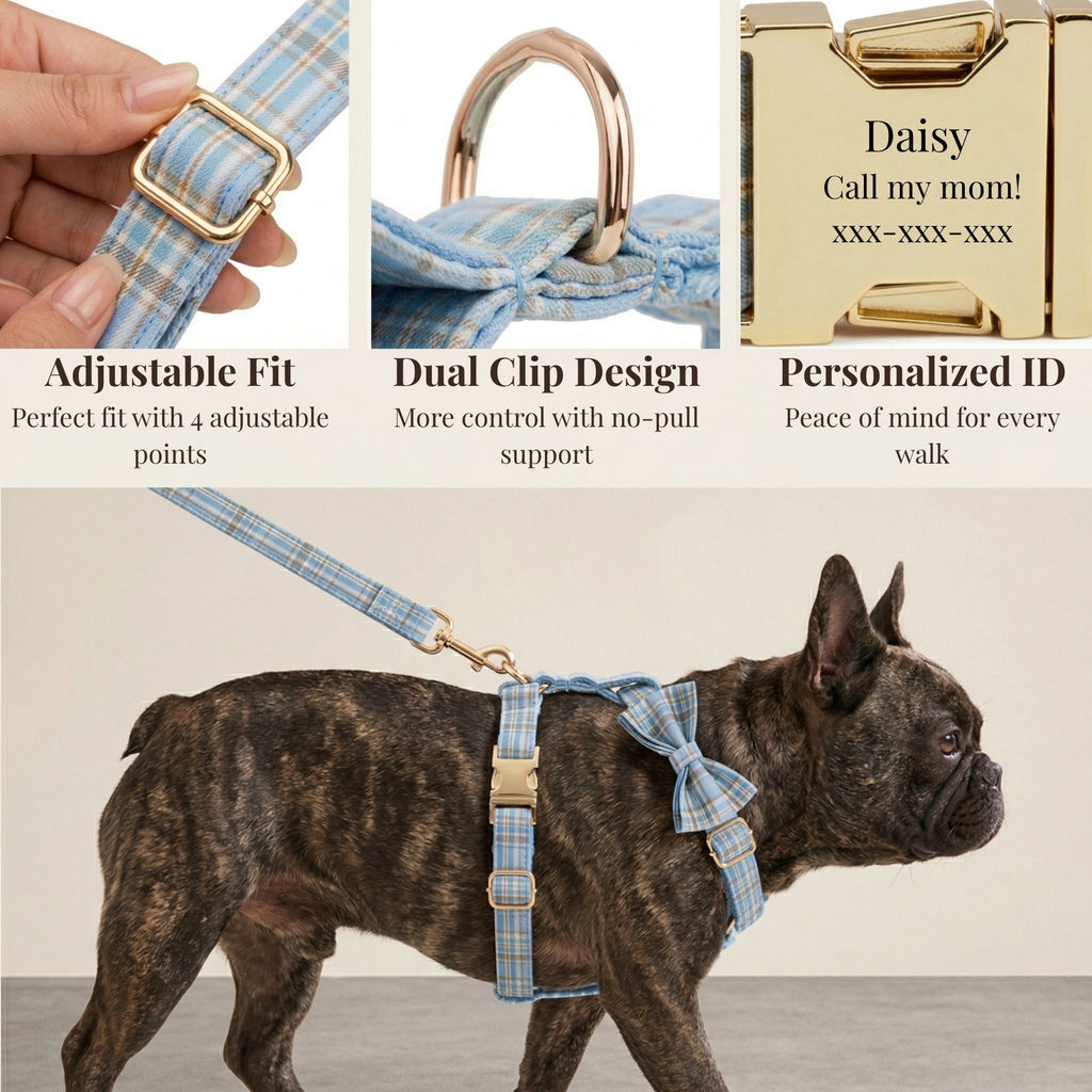 Blue Plaid Set